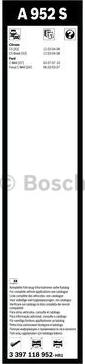 BOSCH 3 397 118 952 - Wiper Blade autospares.lv