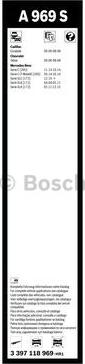 BOSCH 3 397 118 969 - Wiper Blade autospares.lv