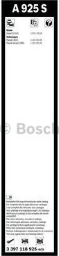 BOSCH 3 397 118 925 - Wiper Blade autospares.lv