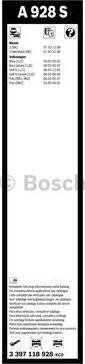 BOSCH 3 397 118 928 - Wiper Blade autospares.lv