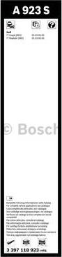 BOSCH 3 397 118 923 - Wiper Blade autospares.lv