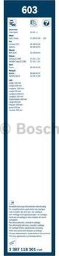 BOSCH 3 397 118 301 - Wiper Blade autospares.lv