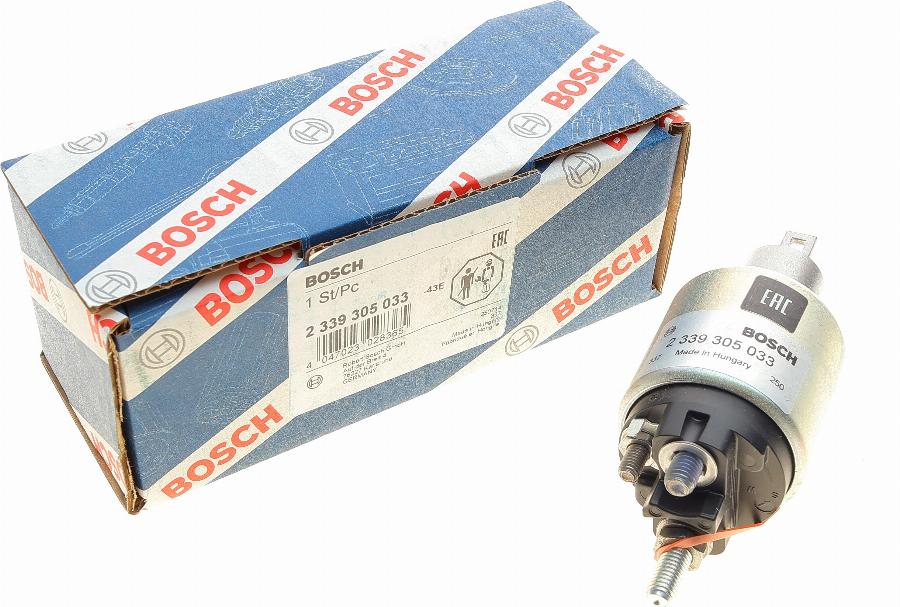 BOSCH 2 339 305 033 - Solenoid Switch, starter autospares.lv