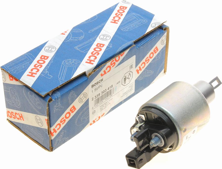 BOSCH 2 339 303 418 - Solenoid Switch, starter autospares.lv