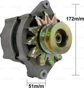 BOSCH F 042 301 139 - Alternator autospares.lv