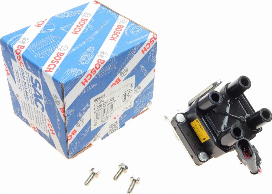 BOSCH F 000 ZS0 222 - Ignition Coil autospares.lv