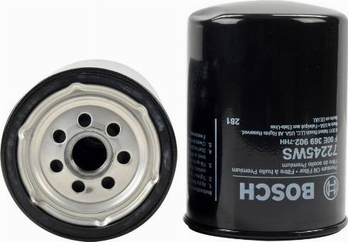 BOSCH F 00E 369 902 - Oil Filter autospares.lv