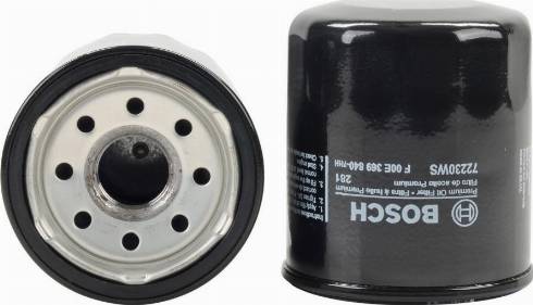 BOSCH F 00E 369 840 - Oil Filter autospares.lv