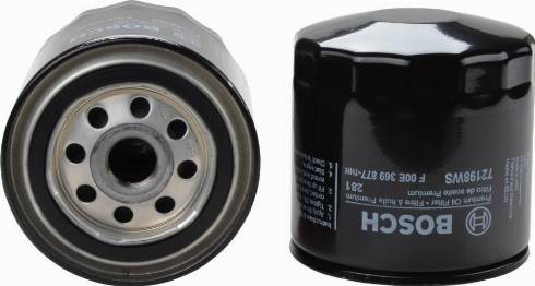 BOSCH F 00E 369 877 - Oil Filter autospares.lv