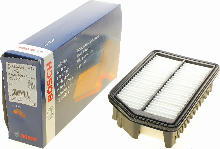 BOSCH F 026 400 445 - Air Filter, engine autospares.lv