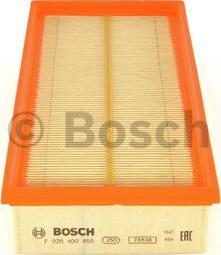 BOSCH F 026 400 450 - Air Filter, engine autospares.lv
