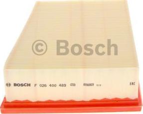 BOSCH F 026 400 489 - Air Filter, engine autospares.lv