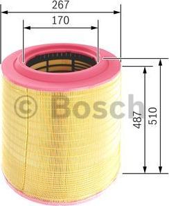 BOSCH F 026 400 483 - Air Filter, engine autospares.lv