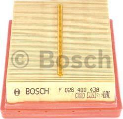 BOSCH F 026 400 438 - Air Filter, engine autospares.lv