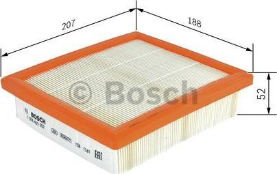 BOSCH F 026 400 502 - Air Filter, engine autospares.lv