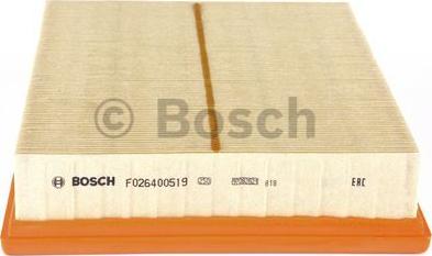 BOSCH F 026 400 519 - Air Filter, engine autospares.lv
