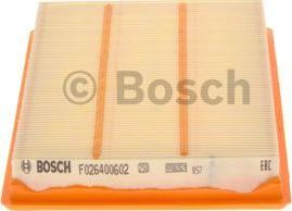 BOSCH F 026 400 602 - Air Filter, engine autospares.lv
