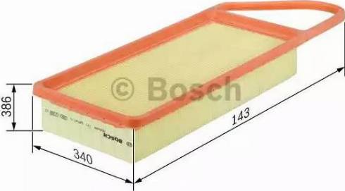 BOSCH F 026 400 005 - Air Filter, engine autospares.lv