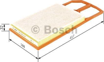 BOSCH F 026 400 019 - Air Filter, engine autospares.lv