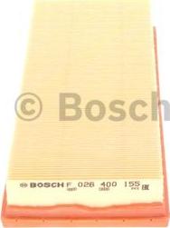 BOSCH F 026 400 155 - Air Filter, engine autospares.lv