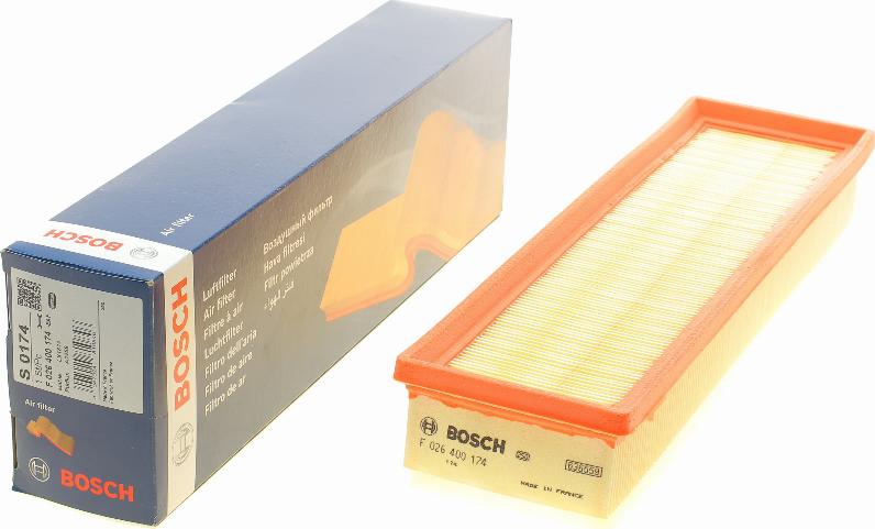 BOSCH F 026 400 174 - Air Filter, engine autospares.lv