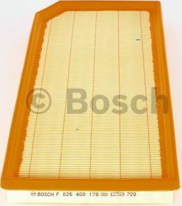 BOSCH F 026 400 178 - Air Filter, engine autospares.lv