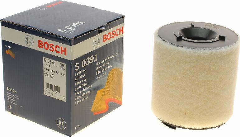 BOSCH F 026 400 391 - Air Filter, engine autospares.lv