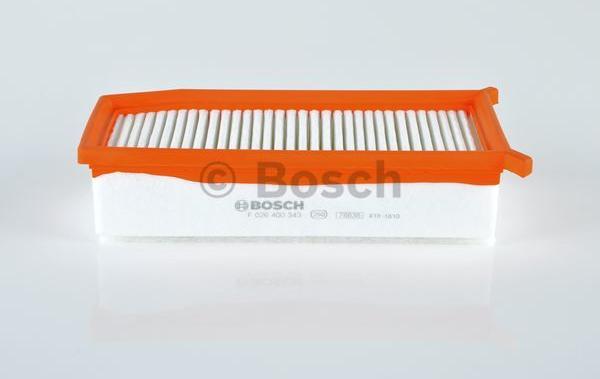 BOSCH F 026 400 343 - Air Filter, engine autospares.lv