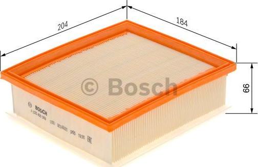 BOSCH F 026 400 369 - Air Filter, engine autospares.lv