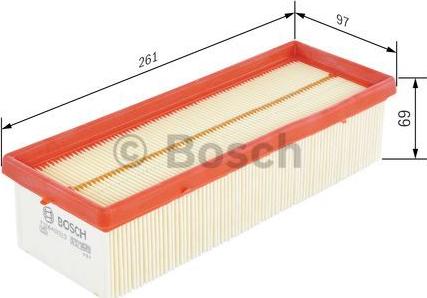 BOSCH F 026 400 323 - Air Filter, engine autospares.lv