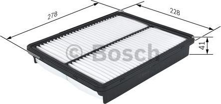 BOSCH F 026 400 292 - Air Filter, engine autospares.lv