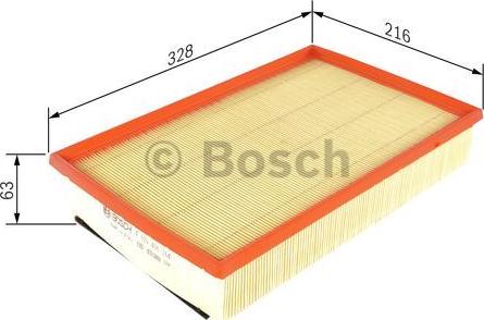 BOSCH F 026 400 264 - Air Filter, engine autospares.lv