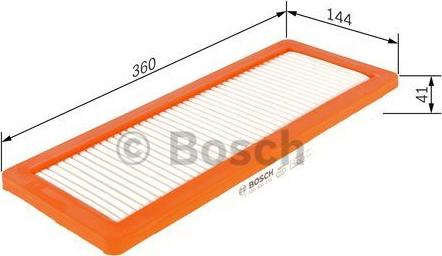 BOSCH F 026 400 219 - Air Filter, engine autospares.lv