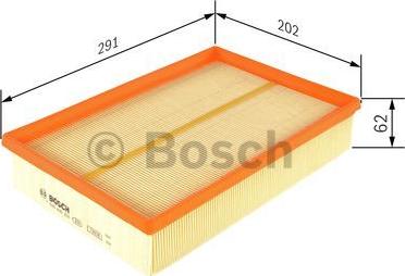 BOSCH F 026 400 230 - Air Filter, engine autospares.lv