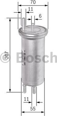 BOSCH F 026 403 000 - Fuel filter autospares.lv