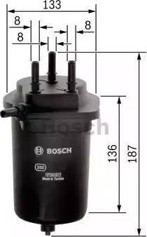 BOSCH F 026 402 091 - Fuel filter autospares.lv