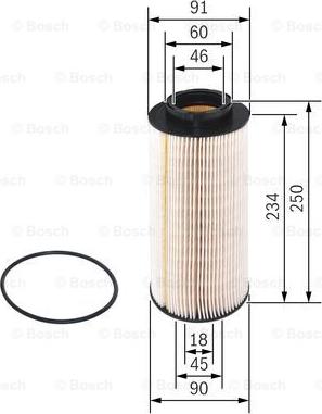 BOSCH F 026 402 031 - Fuel filter autospares.lv