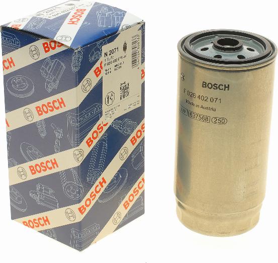 BOSCH F 026 402 071 - Fuel filter autospares.lv