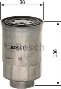 BOSCH F 026 402 831 - Fuel filter autospares.lv