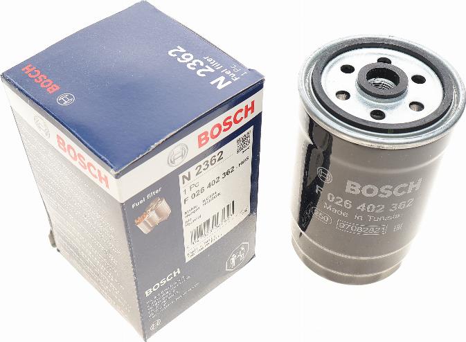 BOSCH F 026 402 362 - Fuel filter autospares.lv