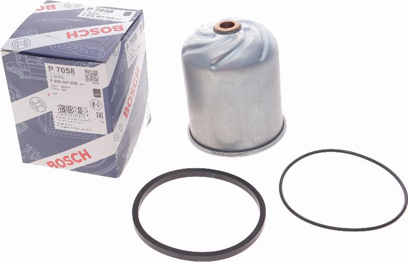 BOSCH F 026 407 058 - Oil Filter autospares.lv