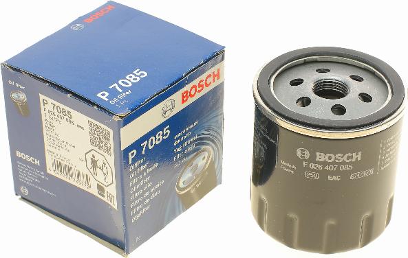 BOSCH F 026 407 085 - Oil Filter autospares.lv