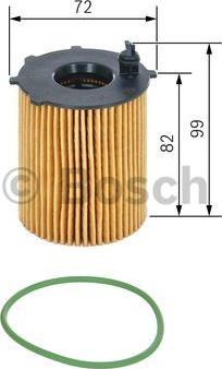 BOSCH F 026 407 082 - Oil Filter autospares.lv