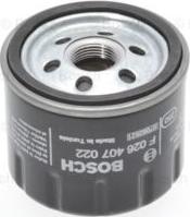BOSCH F 026 407 022 - Oil Filter autospares.lv
