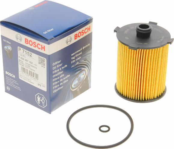 BOSCH F 026 407 152 - Oil Filter autospares.lv