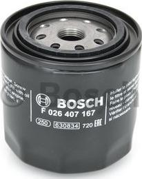 BOSCH F 026 407 167 - Oil Filter autospares.lv