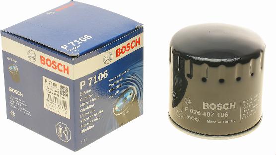 BOSCH F 026 407 106 - Oil Filter autospares.lv