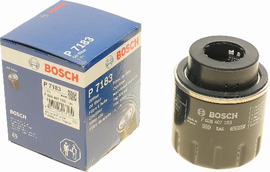 BOSCH F 026 407 183 - Oil Filter autospares.lv