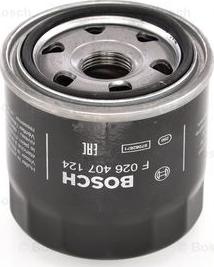 BOSCH F 026 407 124 - Oil Filter autospares.lv