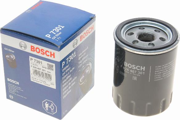BOSCH F 026 407 301 - Oil Filter autospares.lv
